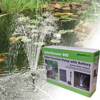 SolarShower 800 with Battery & LED